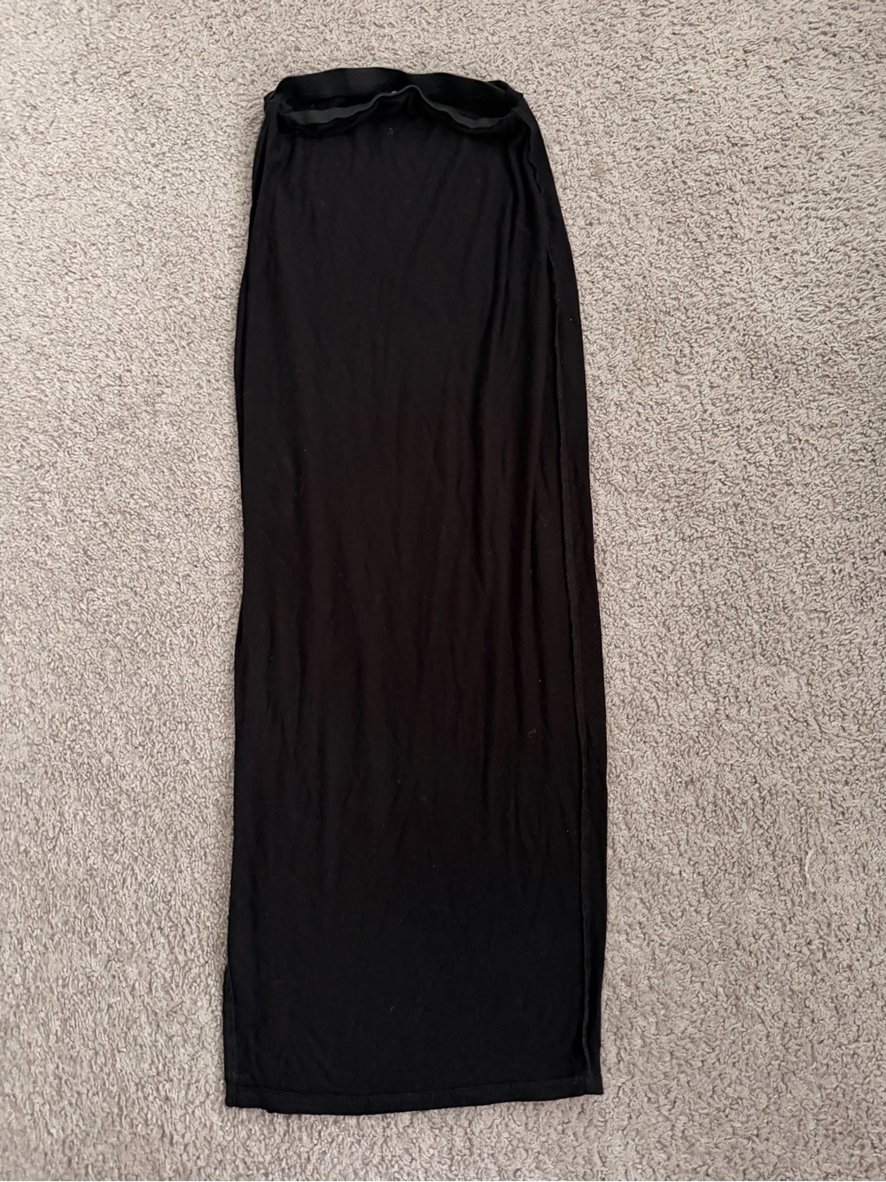 Classic Black Maxi Skirt - Women's